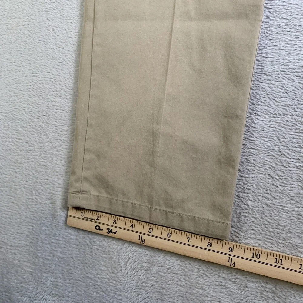 Life Khaki Pants Mens 36x30 Beige Chino Straight Canvas Casual Workwear Business